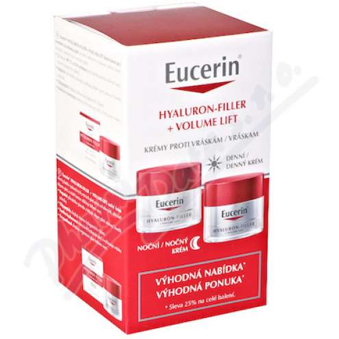 Eucerin Hyaluron-Filler + Volume Lift Дневной крем 50 мл + Ночной крем 50 мл